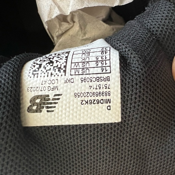 New Balance 626v2 Men’s Work sneakers size 14 M Black - Picture 7 of 15